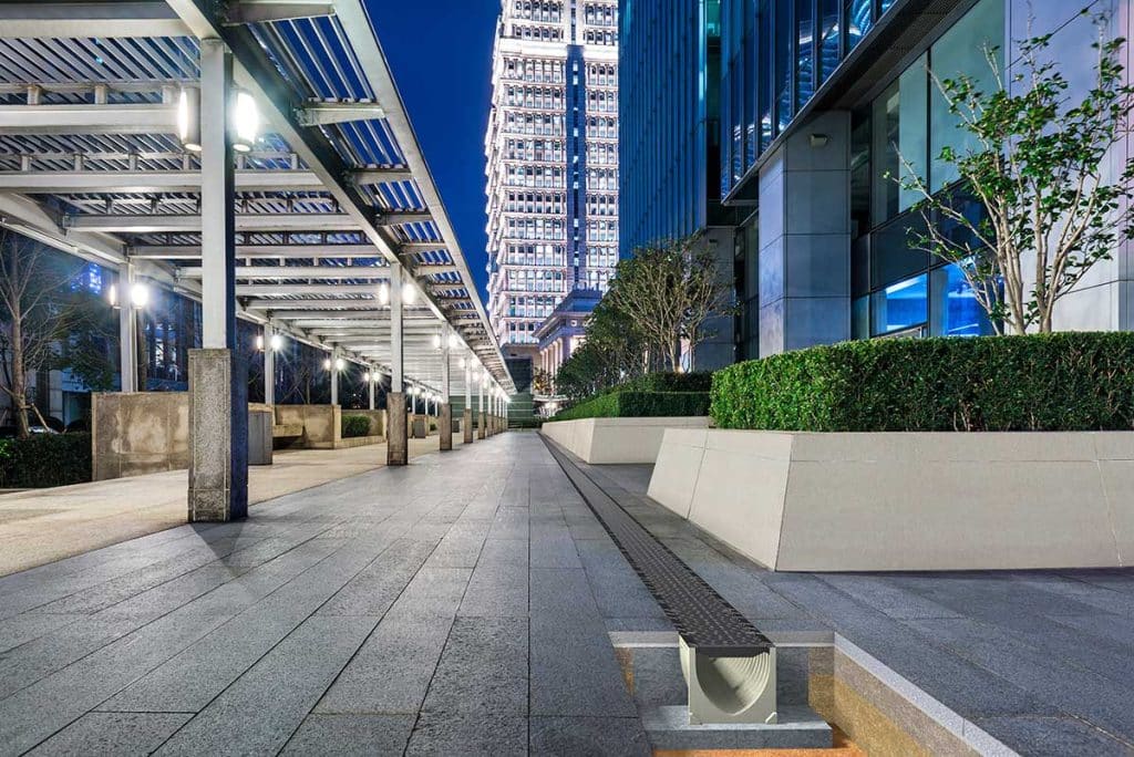 caniveaux de drainage