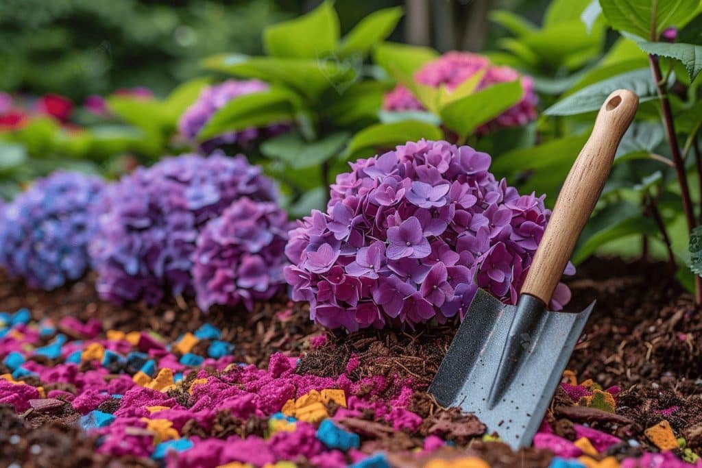 Que mettre au pied des hortensias ? - BricoMag